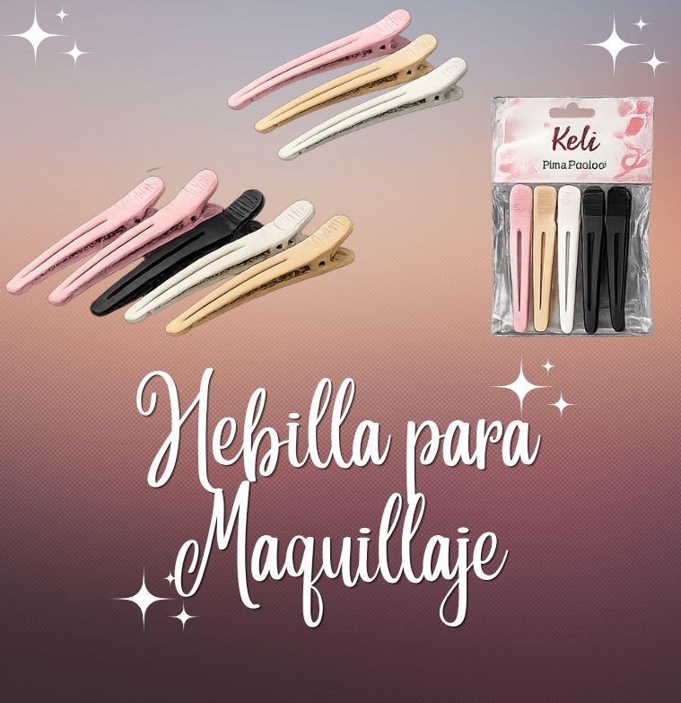 HEBILLA PARA MAQUILLAJE